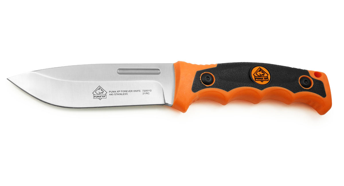 Es handelt sich hier um PUMA XP forever knife, orange, Jagdmesser für die Jagd.