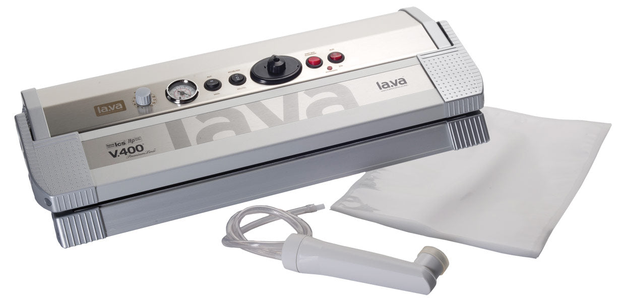 Es handelt sich hier um LAVA Vakuumiergerät V.400 Premium für den Hausgebrauch.