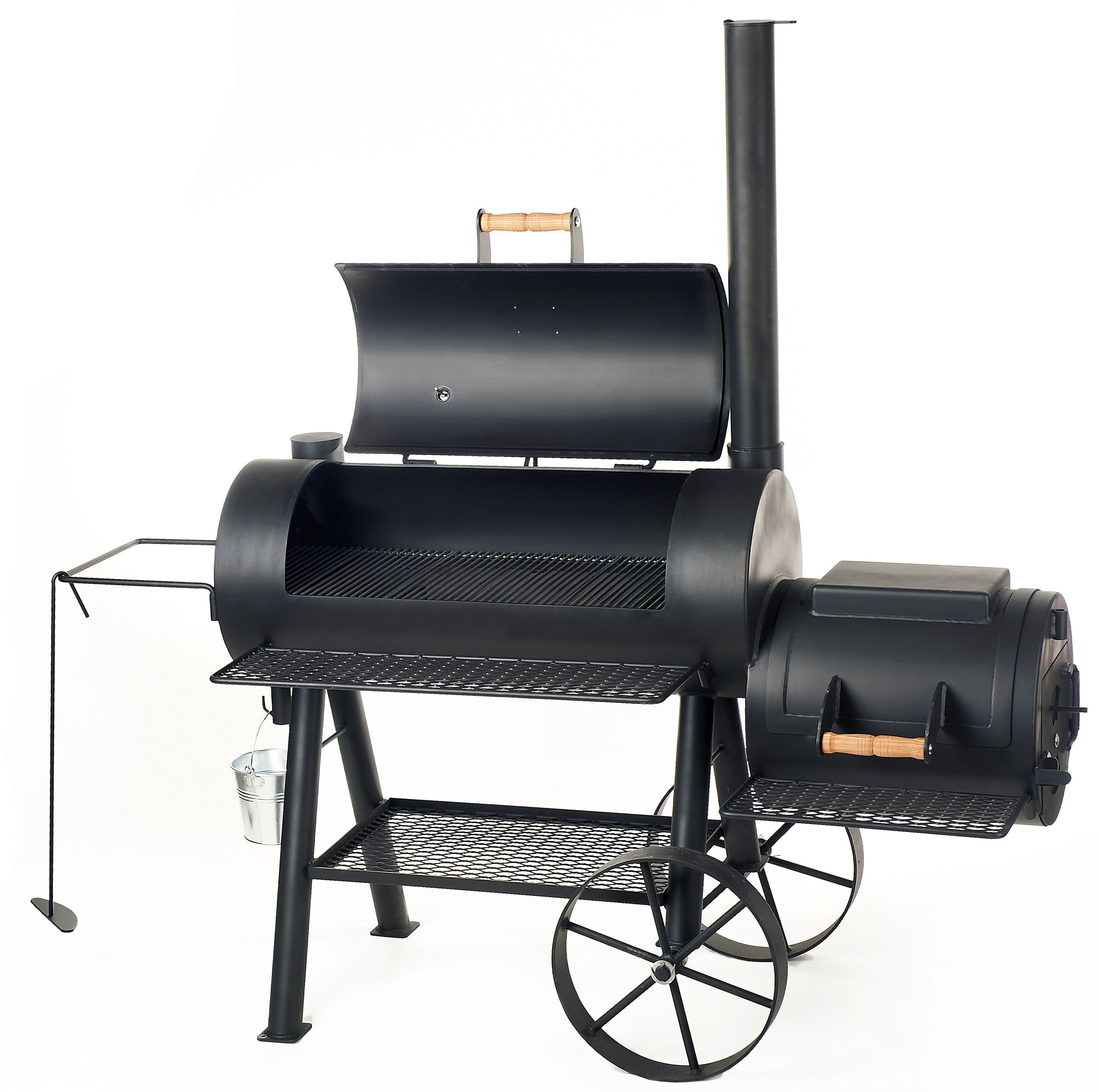 Es handelt sich hier Smoker JOE´S BBQ 16“ Reverse Flow, lange Version für die Grillsaison.