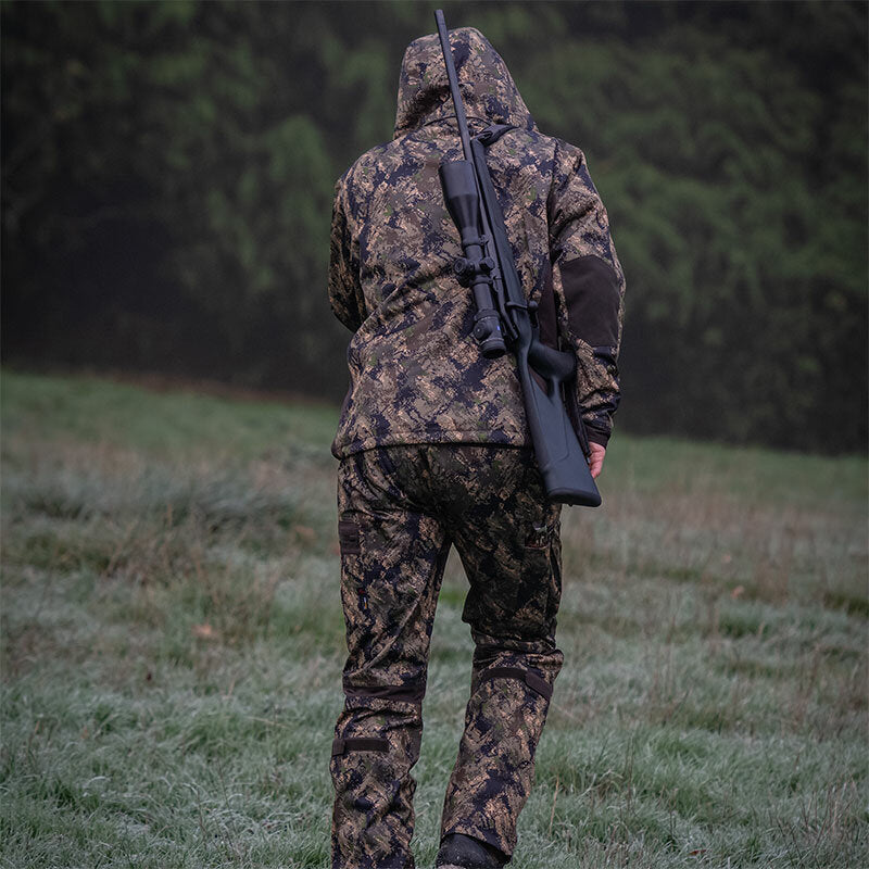 Es handelt sich hier um Herren Jacke Hunteflex Forest Mist SHOOTERKING für die Jagd.