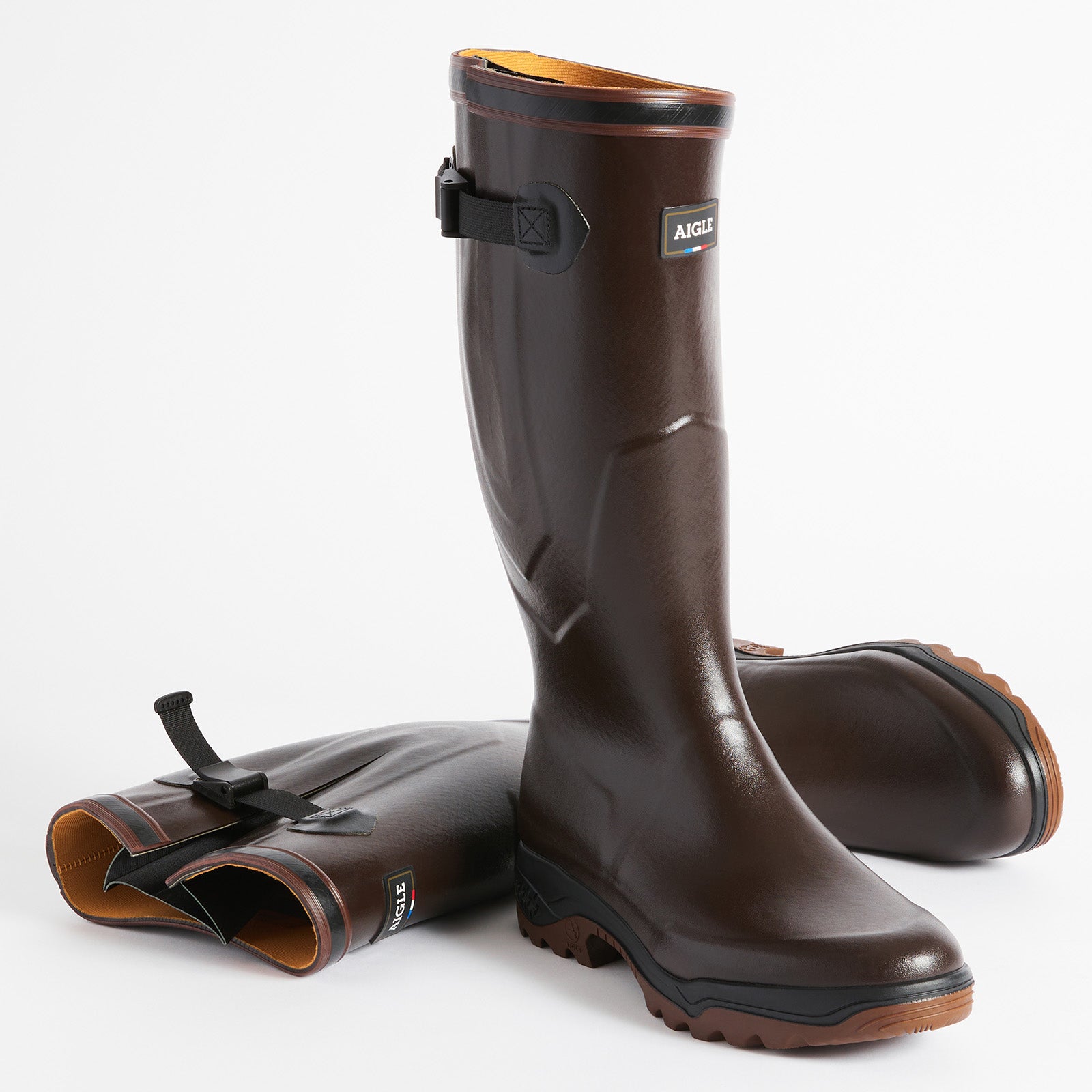 AIGLE Gummistiefel PARCOURS® 2 Vario braun für die Jagd.