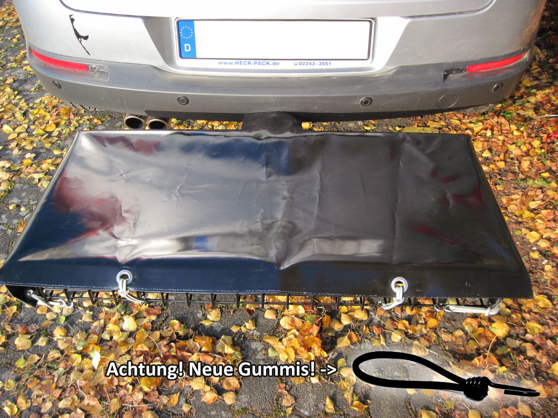 Es handelt sich hier um die Allzweck-Abdeckplane von Heck-Pack für die Jagd.