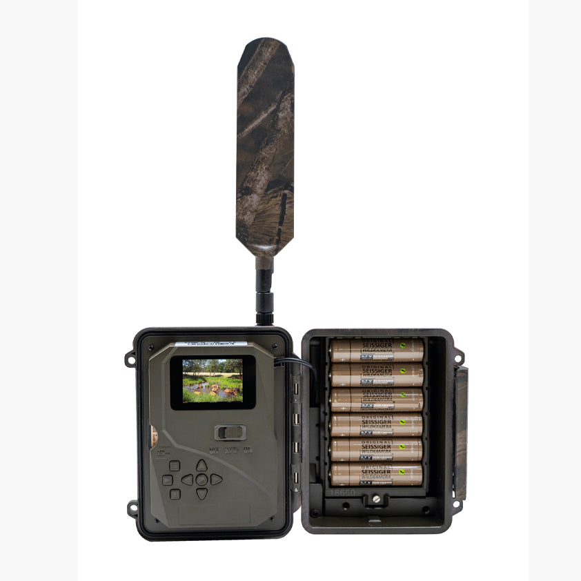 Es handelt sich hier um Wildkamera SEISSIGER Pro-Cam LTE SUPERSIM-Edition für die Jagd.