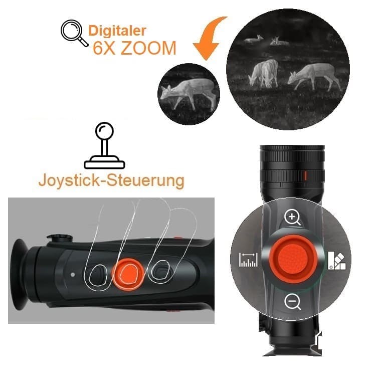 Es handelt sich hier um ThermTec Wärmebildkamera Cyclops 340D Pro für die Jagd.