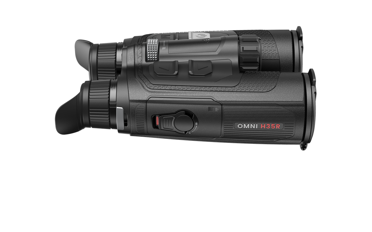 NOCPIX OMNI H35R 8K-Multispektral-Fernglas – Ergonomische Griffposition und Formgebung Nahaufnahme