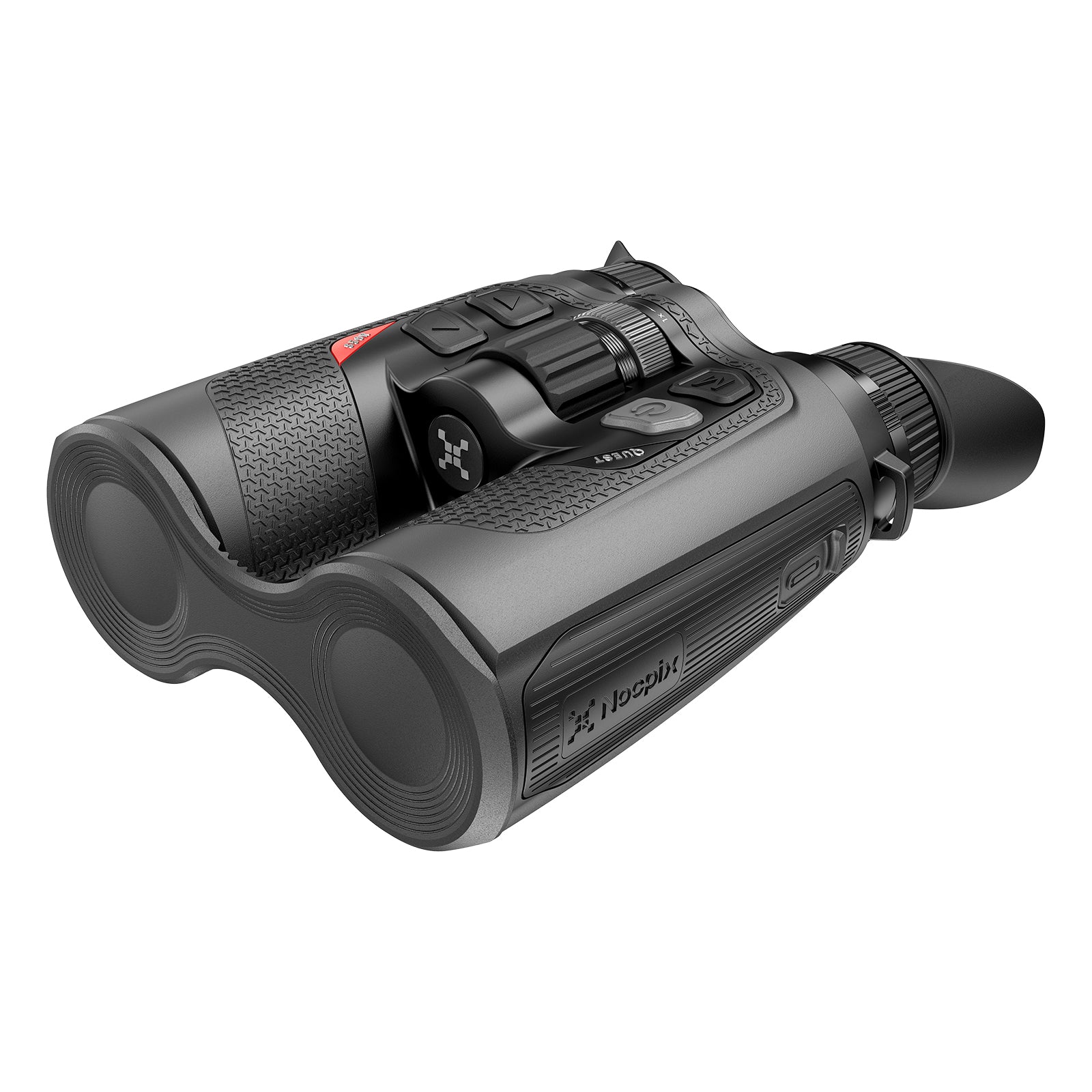 Wärmebildfernglas QUEST S50R mit LRF von Nocpix für die Jagd.