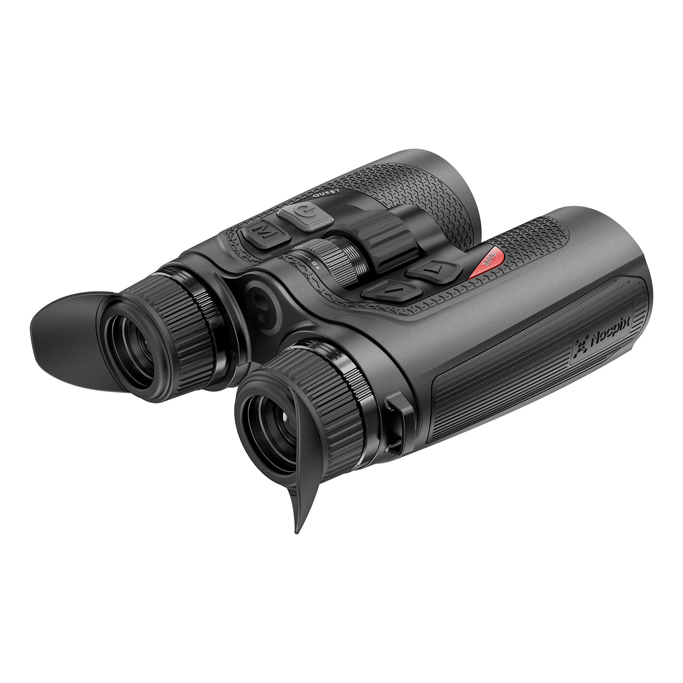 Wärmebildfernglas QUEST S50R mit LRF von Nocpix für die Jagd.