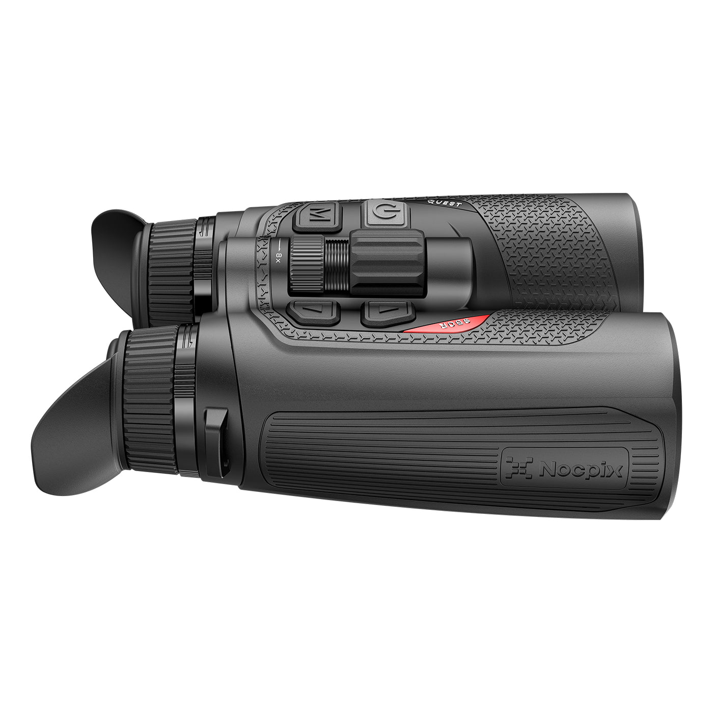 Wärmebildfernglas QUEST S50R mit LRF von Nocpix für die Jagd.