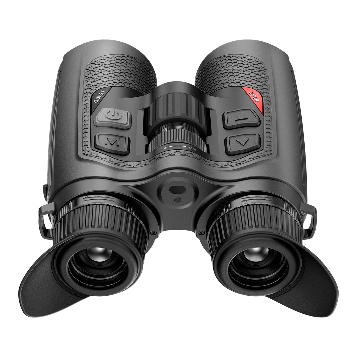 Wärmebildfernglas QUEST S50R mit LRF von Nocpix für die Jagd.