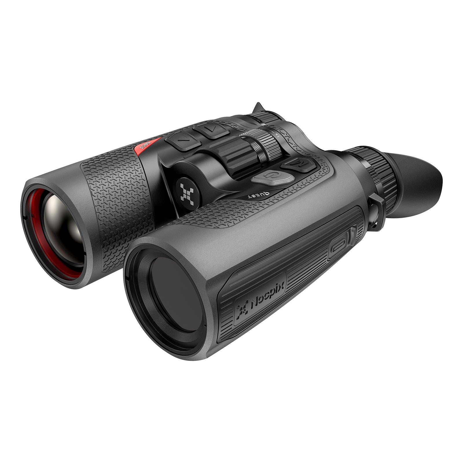 Wärmebildfernglas QUEST S50R mit LRF von Nocpix für die Jagd.