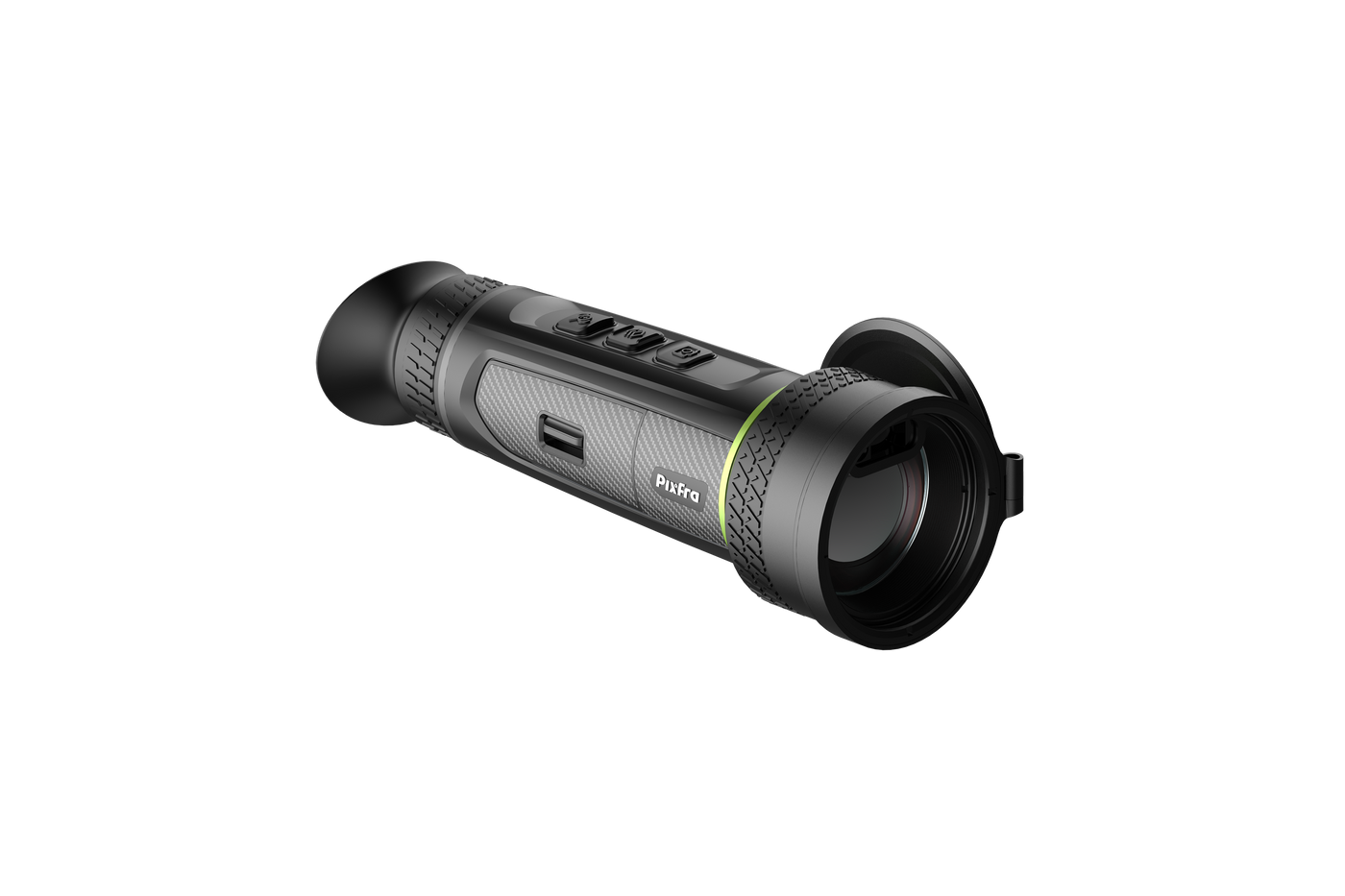 PIXFRA Sirius LRF S650 Wärmebildkamera mit Laser-Entfernungsmesser für die Jagd.