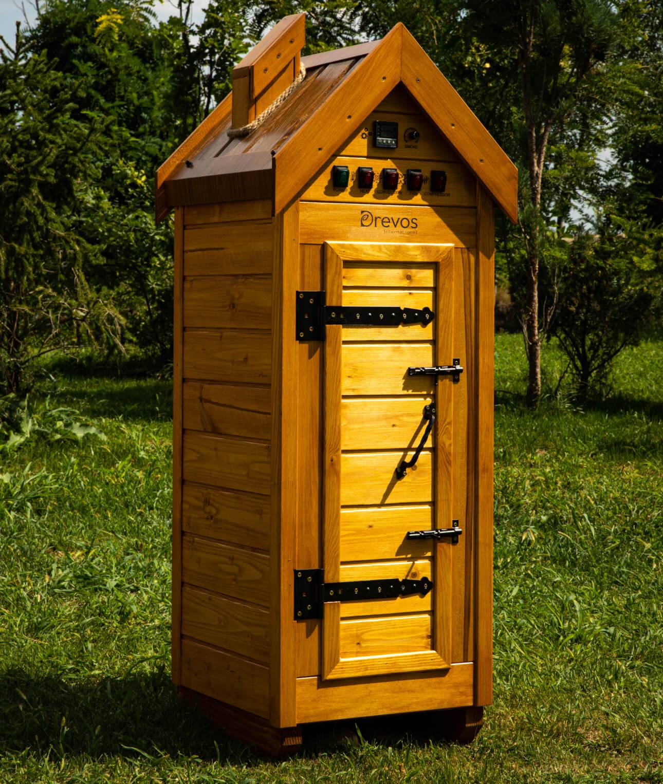 Automatische Räucherkammer aus Holz für Kalt- und Heißräucherung - Classic 15