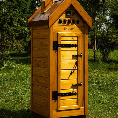 Automatische Räucherkammer aus Holz für Kalt- und Heißräucherung - Classic 15