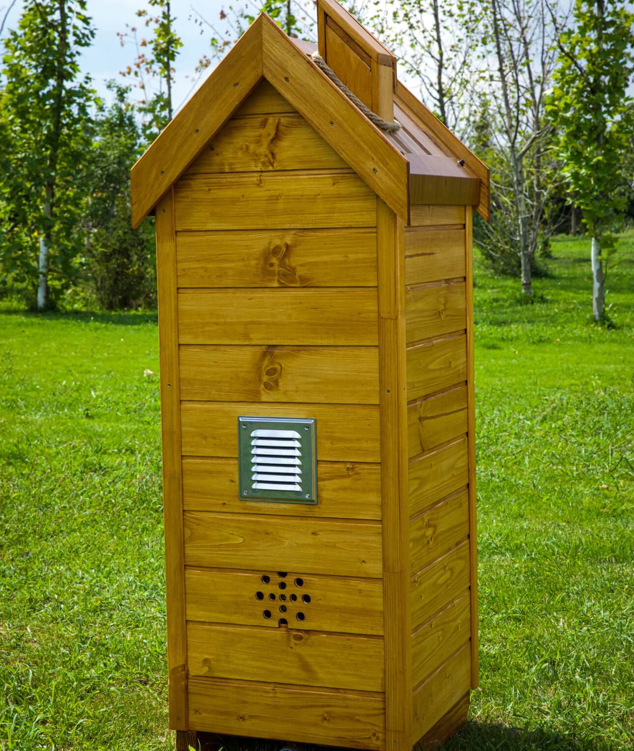 Automatische Räucherkammer aus Holz für Kalt- und Heißräucherung - Classic 15