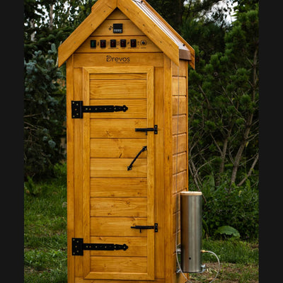 Automatische Räucherkammer aus Holz für Kalt- und Heißräucherung – Classic 30