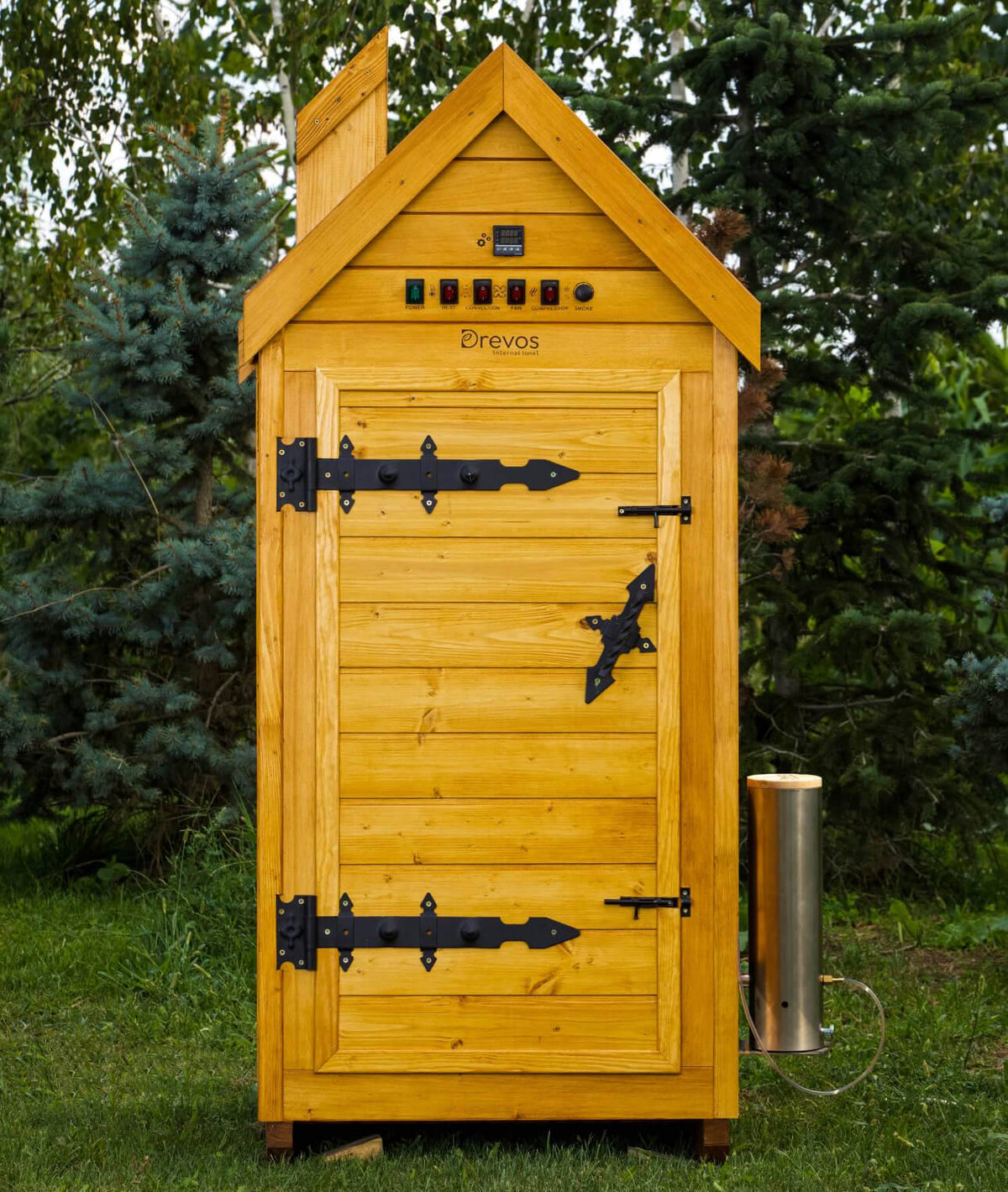 Automatische Räucherkammer aus Holz für Kalt- und Heißräucherung – Classic 50