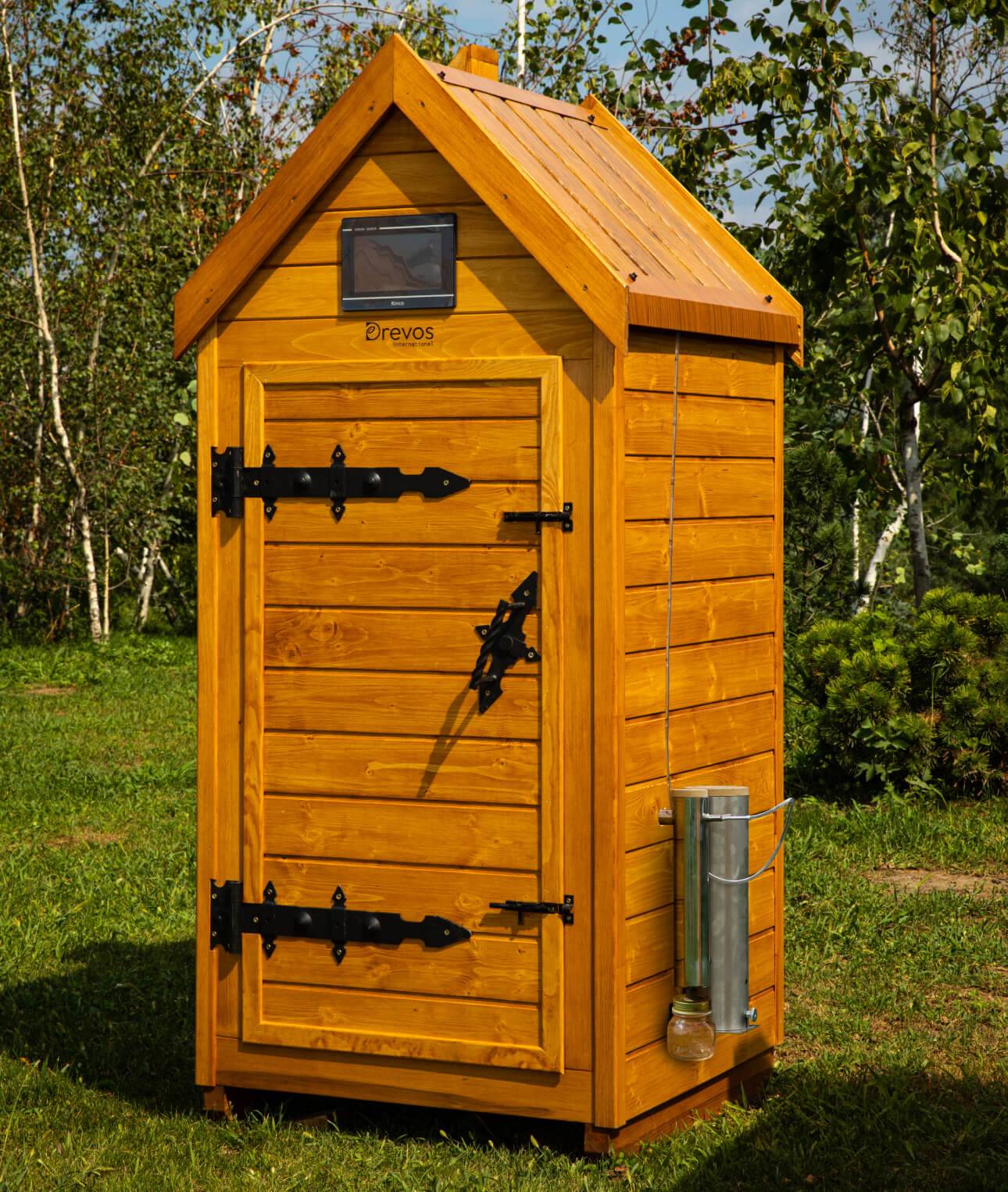 Automatische Räucherkammer aus Holz für Kalt- und Heißräucherung – Smart 50