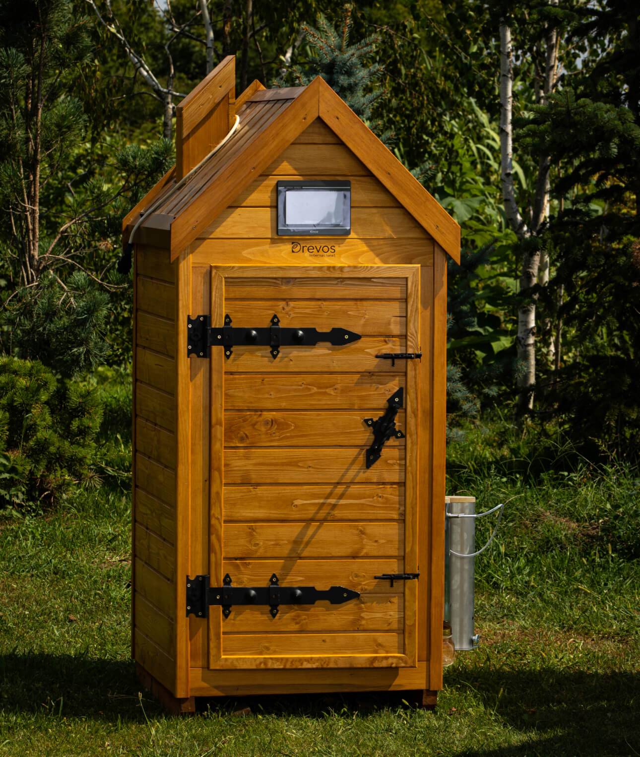 Automatische Räucherkammer aus Holz für Kalt- und Heißräucherung – Smart 50