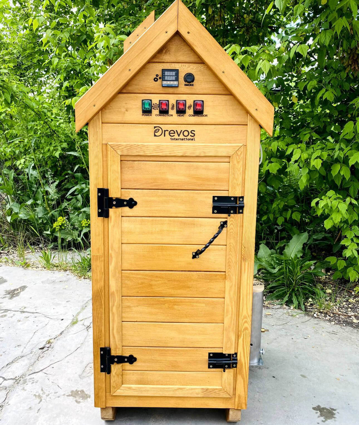 Automatische Räucherkammer aus Holz für Kalt- und Heißräucherung - Start 20 