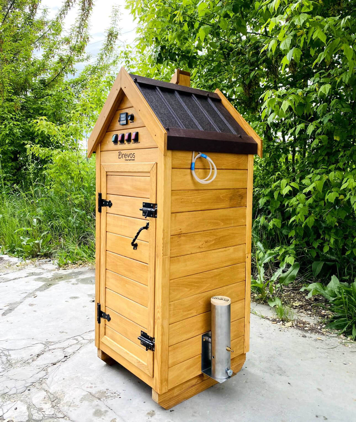 Automatische Räucherkammer aus Holz für Kalt- und Heißräucherung - Start 20 