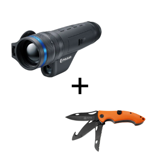 Es handelt sich hier um PULSAR Wärmebildkamera Telos XG 50 LRF für die Jagd.