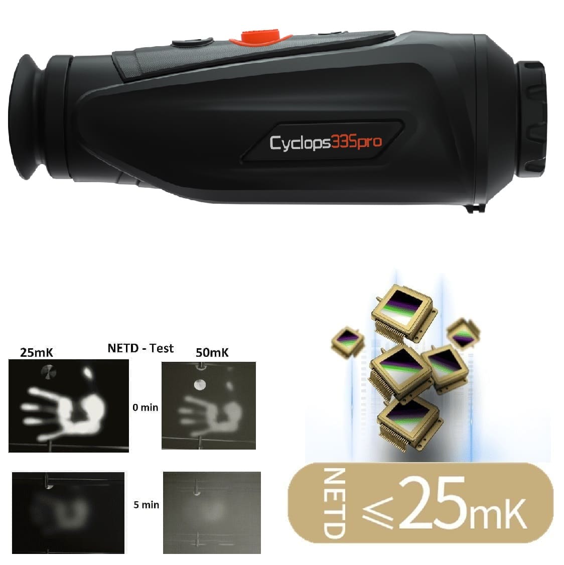 Es handelt sich hier um ThermTec Wärmebildkamera Cyclops335 Pro für die Jagd.