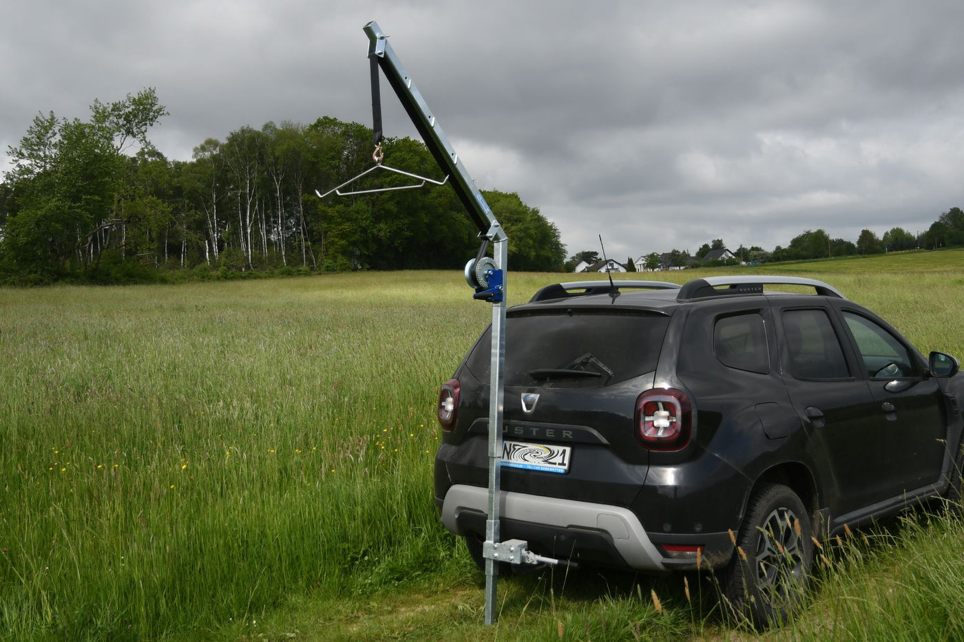 Wildgalgen Artemis Komplettset zur Montage ohne oder mit Heckträger für die Jagd.