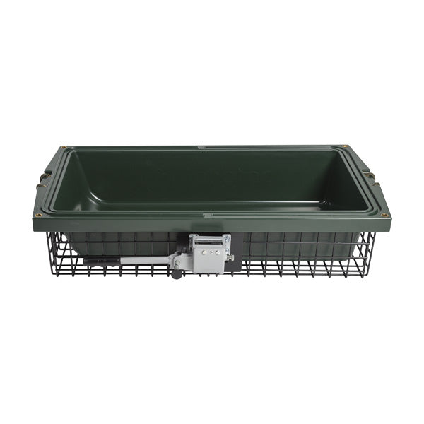 Wildträger Deep 210 BLACK PROFI mit Wildwanne und Sitzkissen Jungjägeraktion für die Jagd.