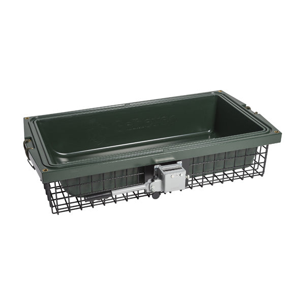Wildträger Deep 210 BLACK PROFI mit Wildwanne und Sitzkissen Jungjägeraktion für die Jagd.
