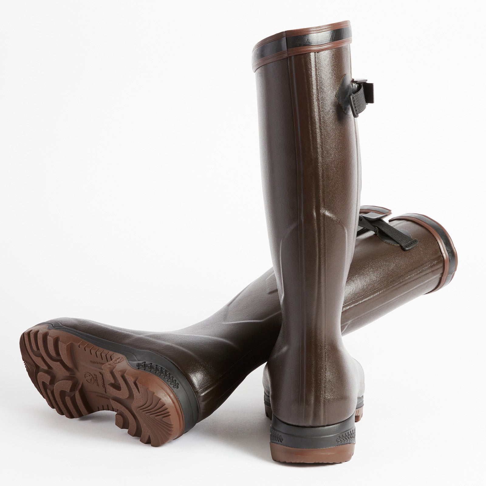 AIGLE Gummistiefel PARCOURS® 2 Iso braun für die Jagd.