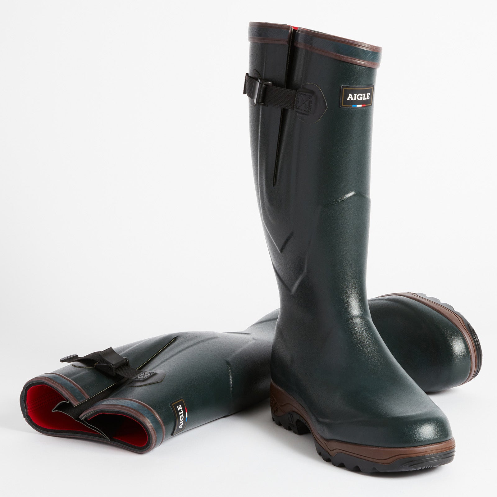 AIGLE Gummistiefel PARCOURS® 2 Iso grün für die Jagd.