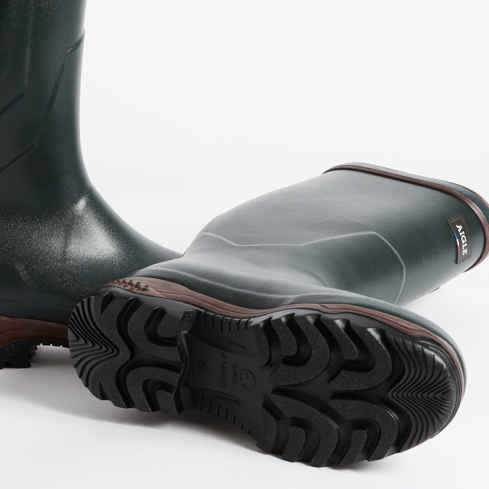 AIGLE Gummistiefel PARCOURS® 2 Iso grün für die Jagd.