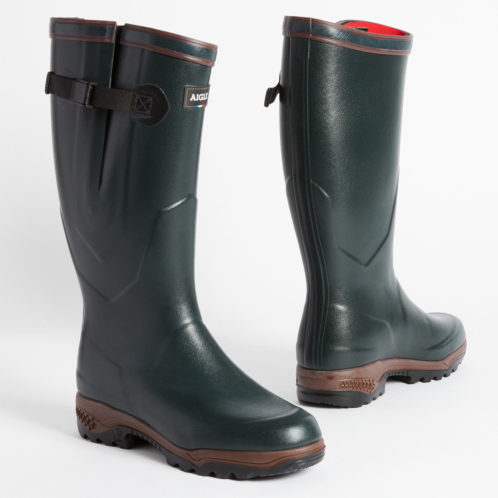 AIGLE Gummistiefel PARCOURS® 2 Iso grün für die Jagd.