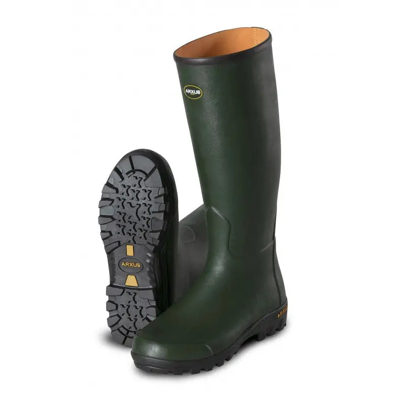 Es handelt sich hier um ARXUS Gummistiefel Mono für die Jagd.