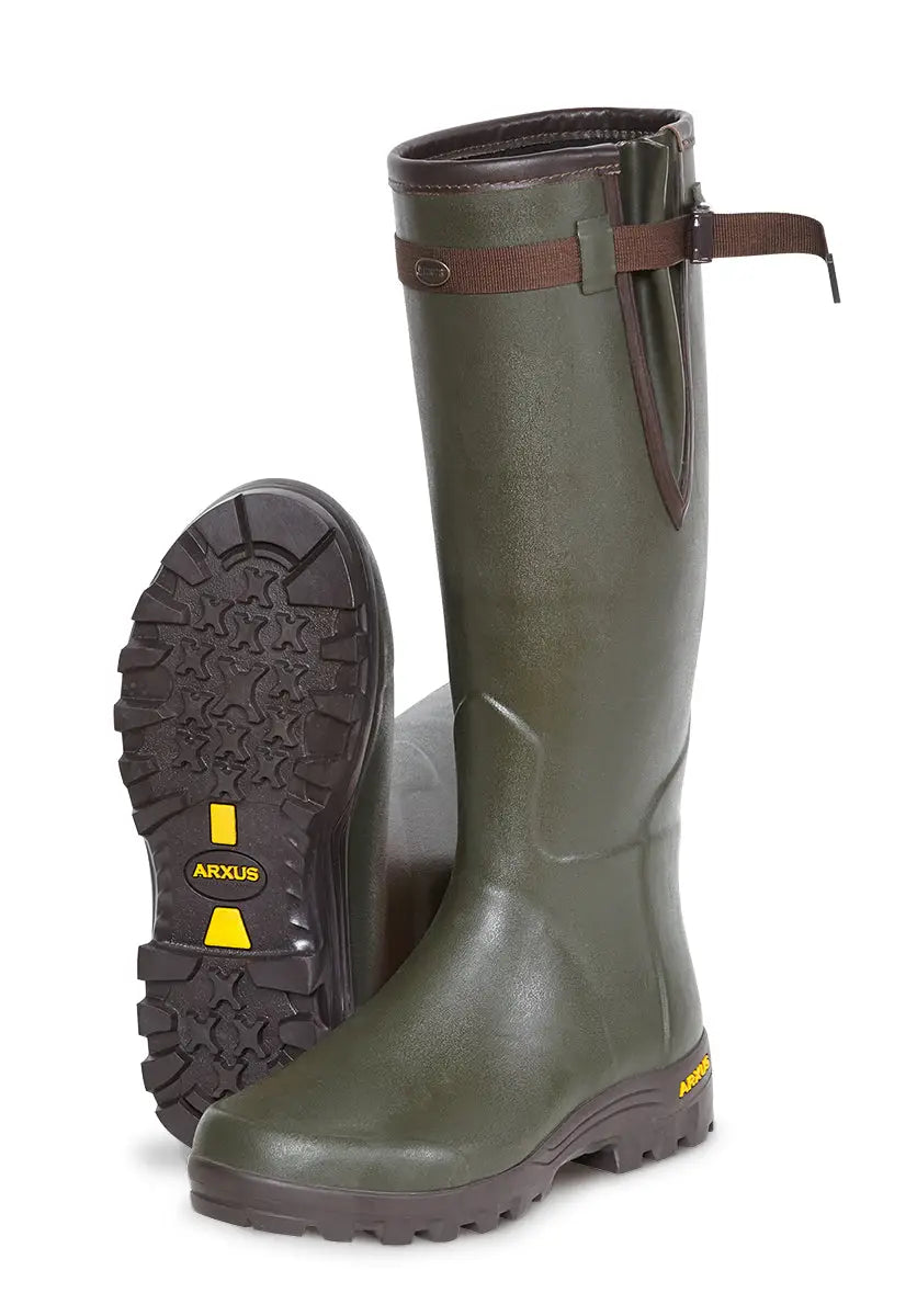 Es handelt sich hier um ARXUS Gummistiefel Primo für die Jagd.