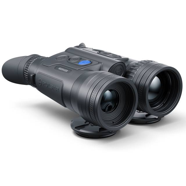 Es handelt sich hier um das PULSAR Wärmebildfernglas Merger LRF XL50 für die Jagd.