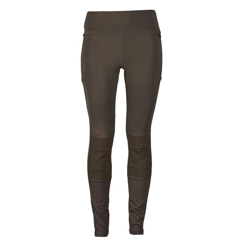 Es handelt sich hier um Damen Jagd Leggings Meadow Green Swedteam für die Jagd.