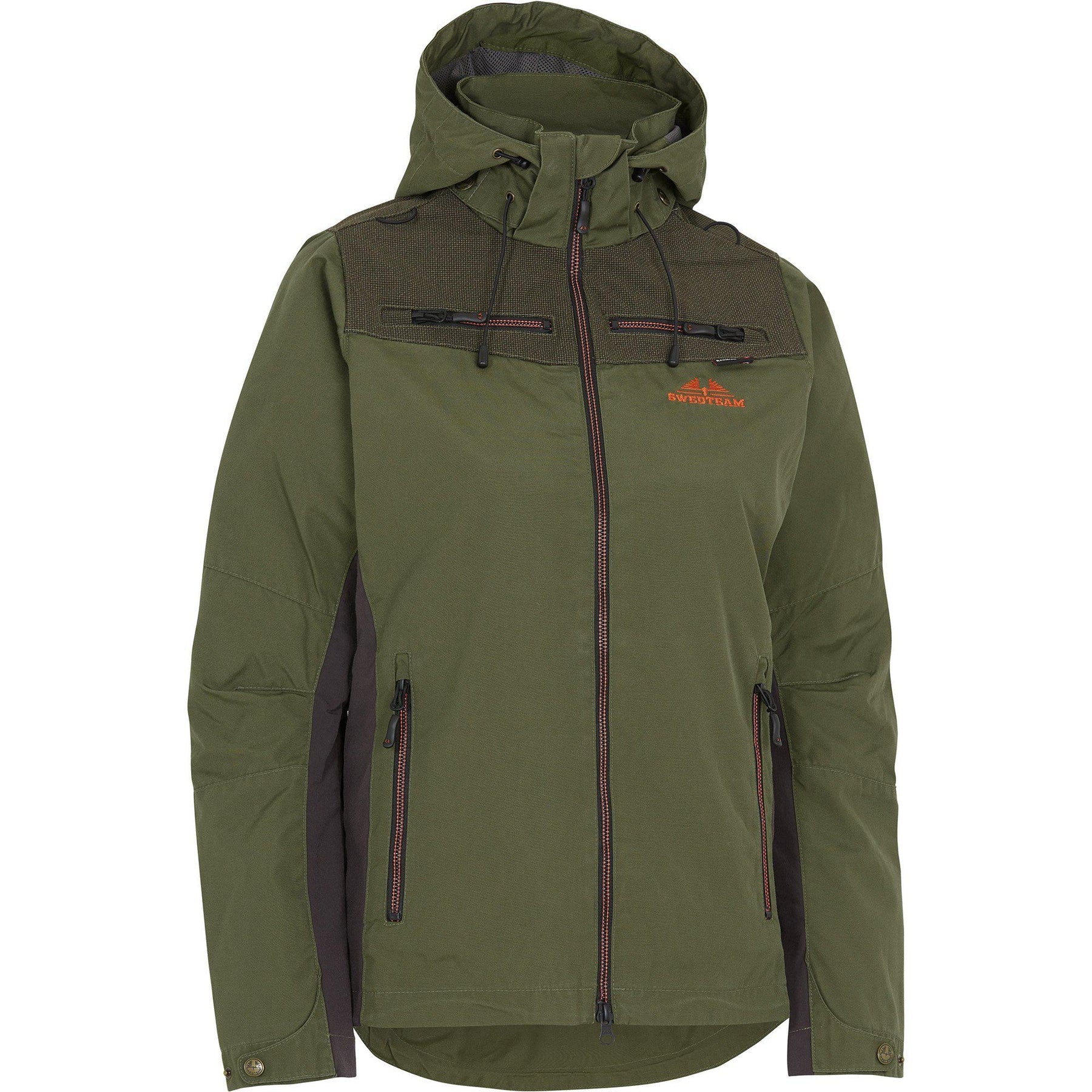 Es handelt sich hier um Damen Jagdjacke Lynx Antibite Hunting Green Swedteam für die Jagd.