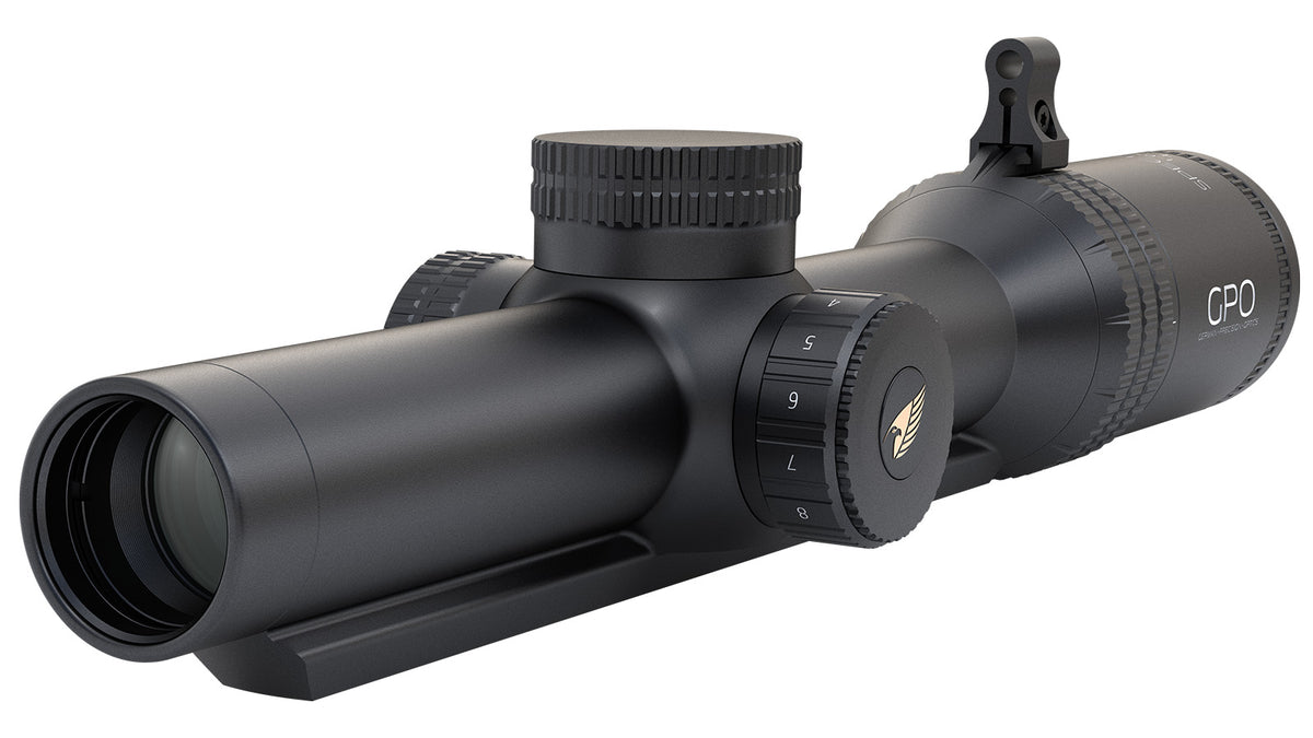 GPO Spectra 8x 1-8x24i mit Schiene für die Jagd.