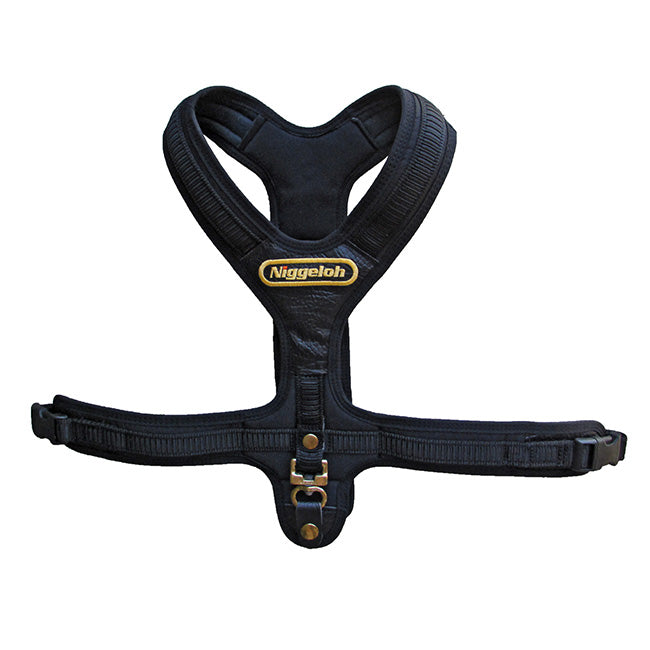 Schweißhundegeschirr Follow 2 in schwarz von Niggeloh, für den Jagdhund.