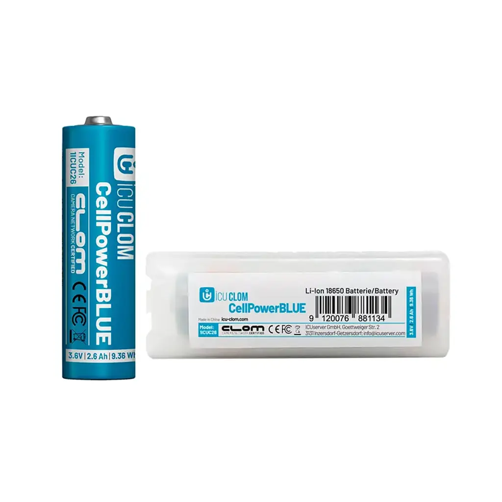 ICU CLOM CellPower Blue Akku 3,6V 2.6Ah für ICU Wildkamera für die Jagd.