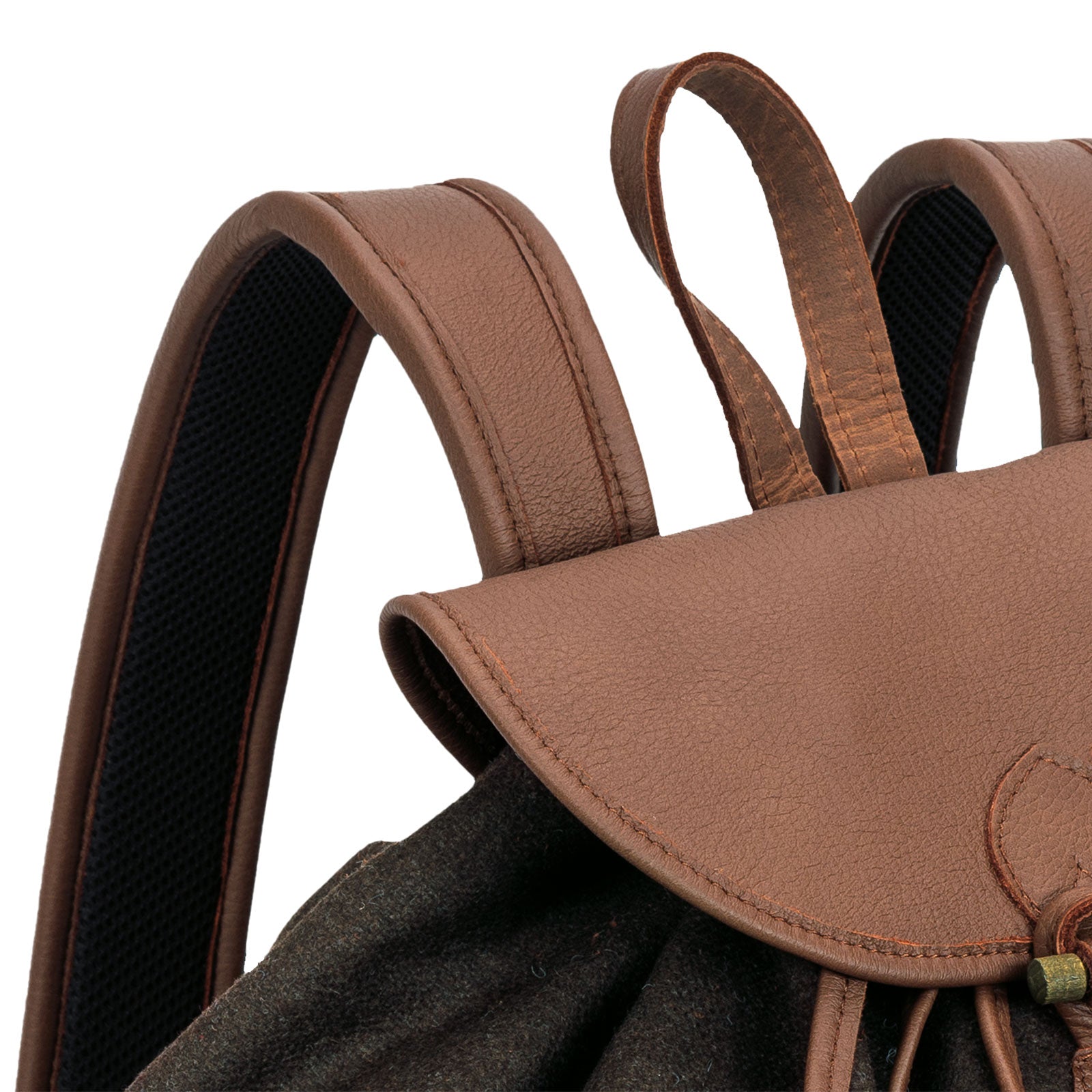 Es handelt sich hier um Rucksack "Loden de Luxe" mit Elch-Leder für die Jagd.
