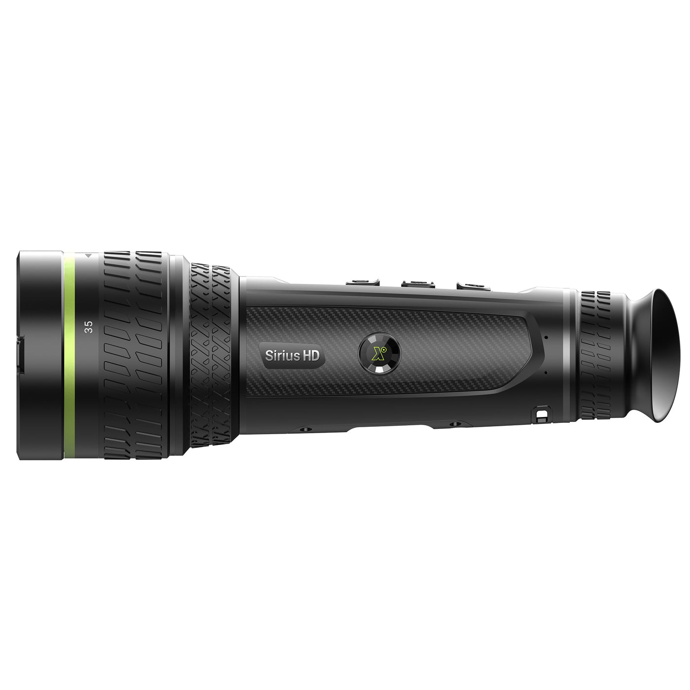PIXFRA Sirius SA70D Wärmebildmonokular – Bedienelemente