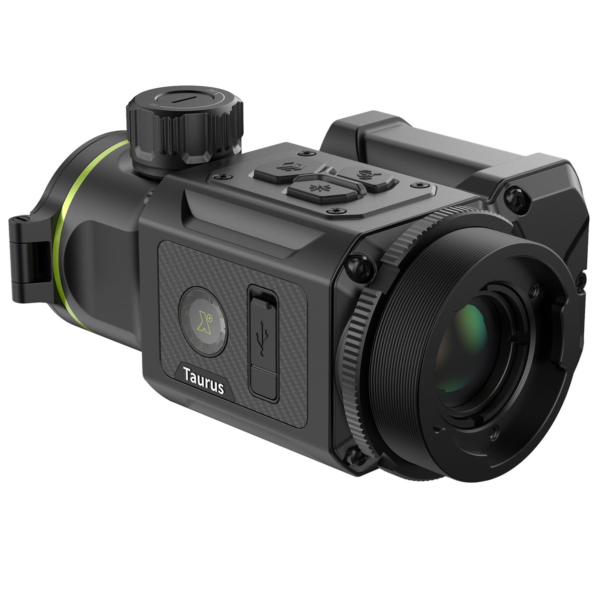 PIXFRA Taurus T635 LRF Wärmebild-Vorsatzgerät – Seitenansicht