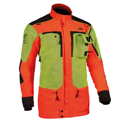 Es handelt sich hier um PSS X-treme Protect Sauenschutzjacke für die Jagd.