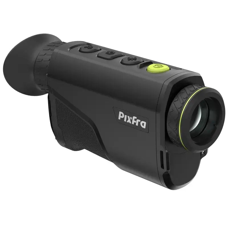 Es handelt sich hier um das Wärmebildkamera Arc LRF A425P mit Laser-Entfernungsmesser PIXFRA für die Jagd.
