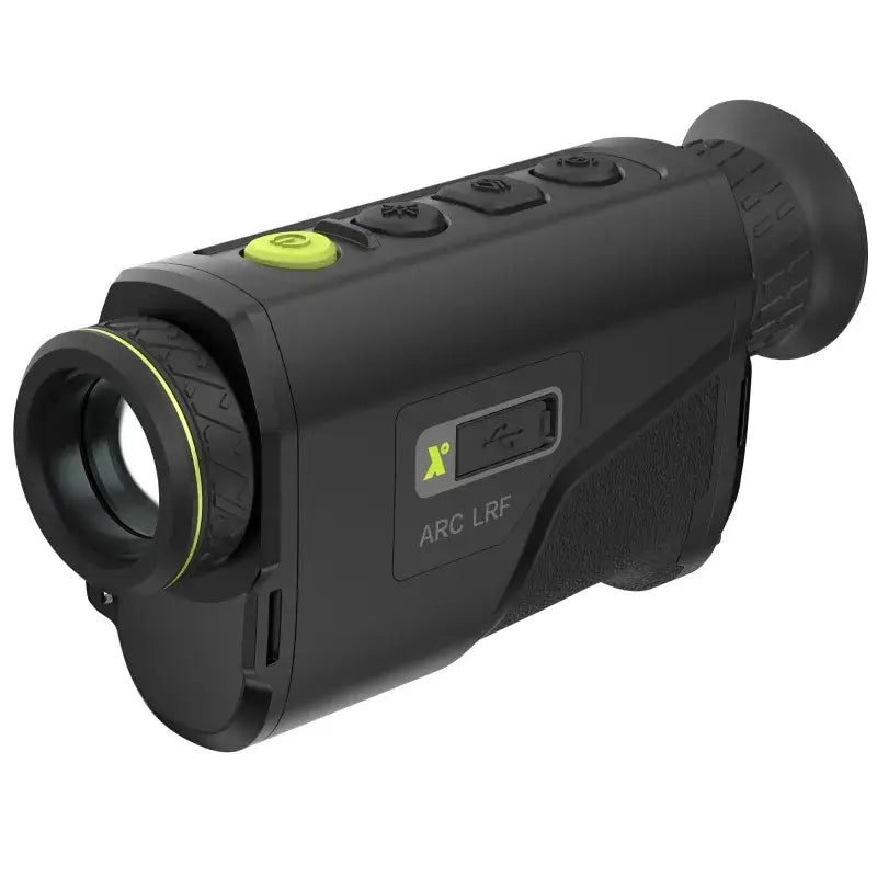 Es handelt sich hier um das Wärmebildkamera Arc LRF A425P mit Laser-Entfernungsmesser PIXFRA für die Jagd.