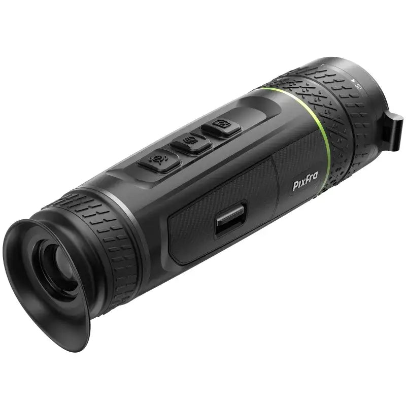 Es handelt sich hier um das Wärmebildmonokular Sirius S650D PIXFRA Info für die Jagd.