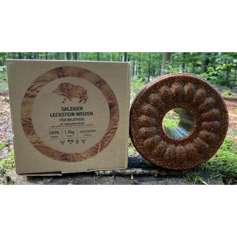 Wildlutscher Leckstein salziger Weizen mit gemahlenem Weizen kaufen | Outlander Jagdshop