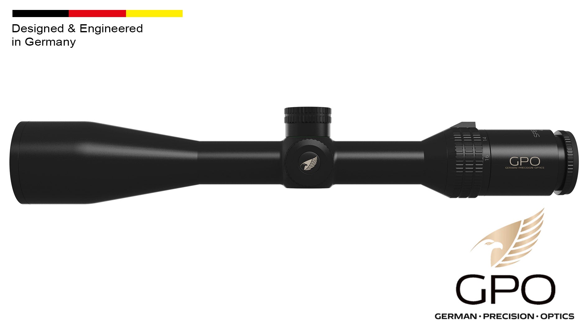 Es handelt sich hier um Zielfernrohr GPO Spectra™ 4x 4-16x50i G4i für die Jagd.